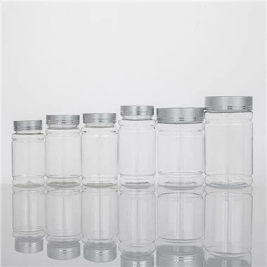 בקבוק פלסטיק PET בצורת במבוק לקפסולות טבליות